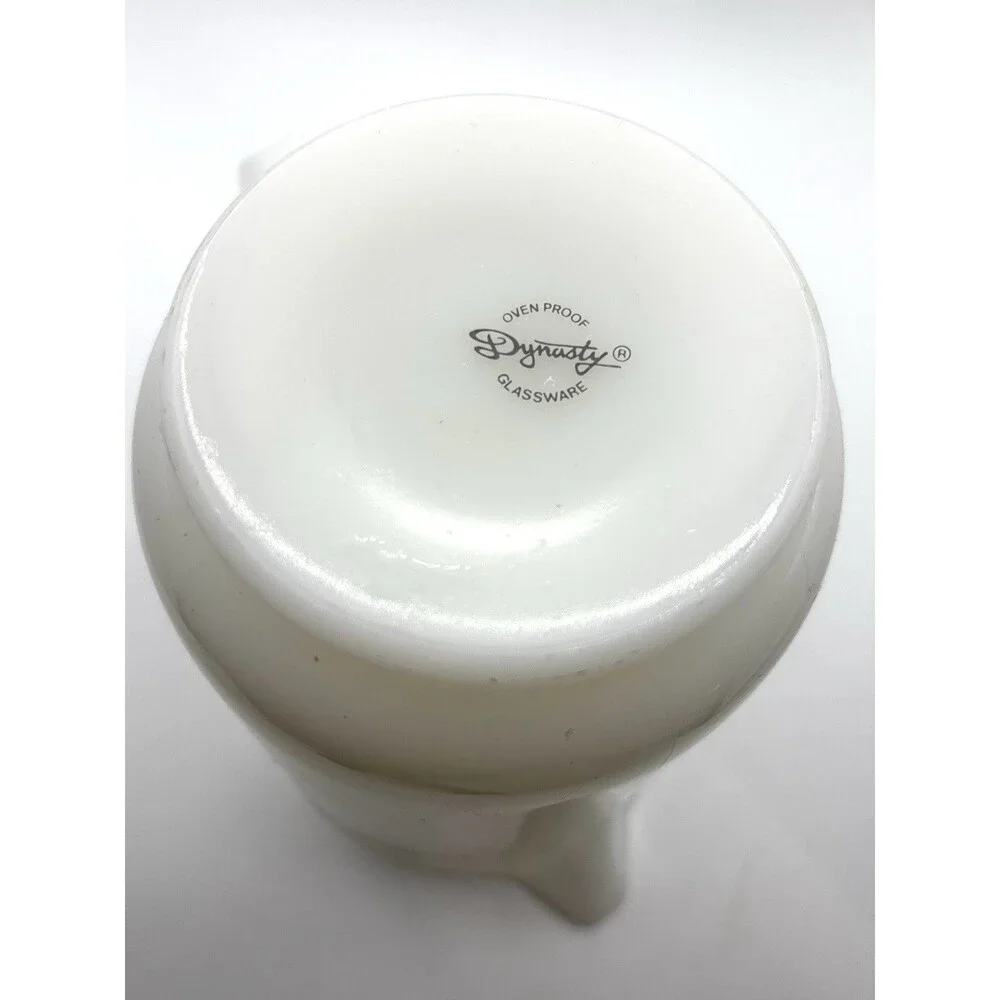 Vintage Dynasty Glassware Pitcher/2 Bowls 70’s 80’s Floral Romantic Cottagecore